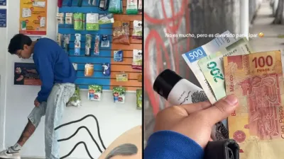 Se tatuó al Dr. Simi y salió de la farmacia con 800 pesos en efectivo