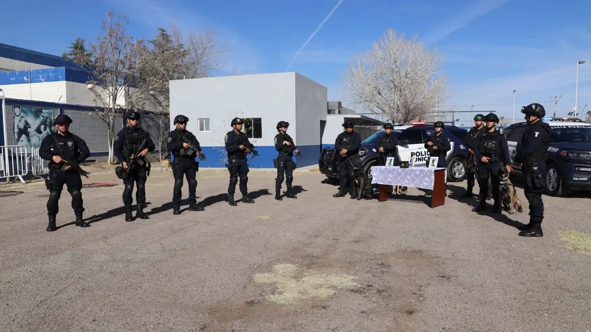 Despiden con homenaje a Jack, perro policía de Chihuahua 