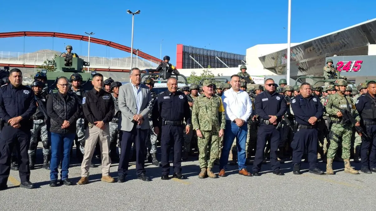 Despliegan operativo de seguridad en Juárez con cateos y patrullajes coordinados