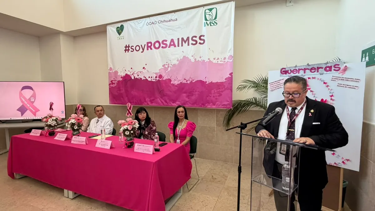 Lanza IMSS Chihuahua campaña para detectar cáncer de mama y cervicouterino