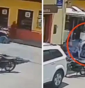 Camión arrolla a mujer y niña en pleno centro de Puebla
