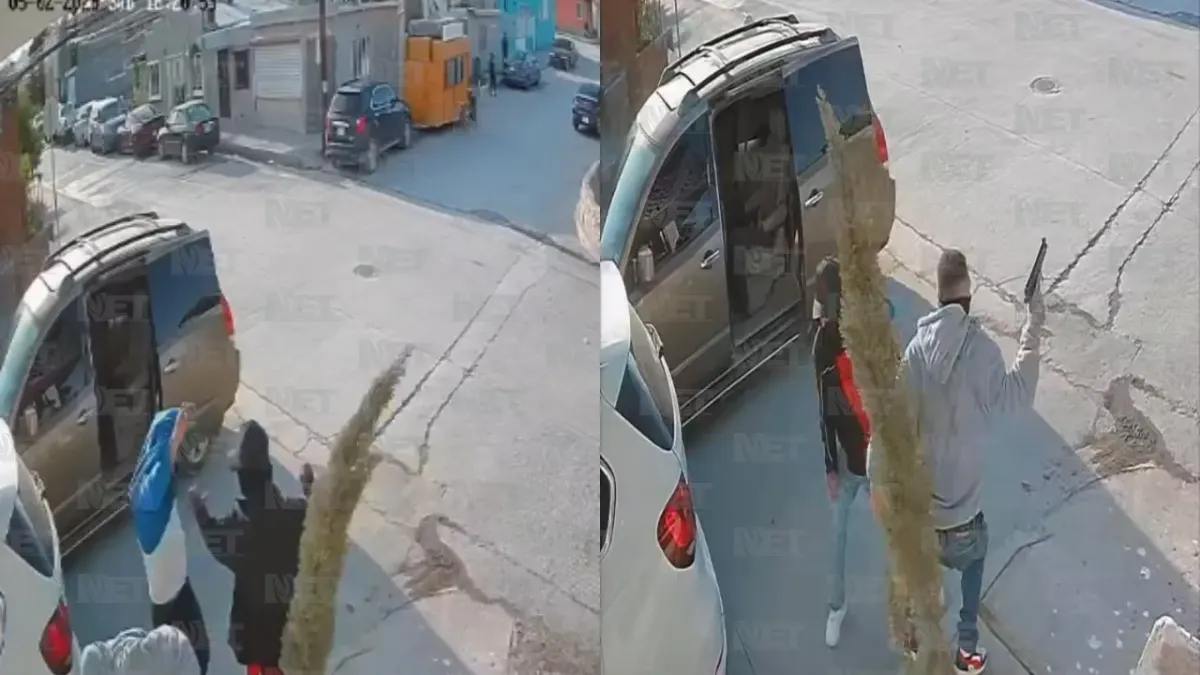 Captan en video intento de secuestro en Granjas de Chapultepec