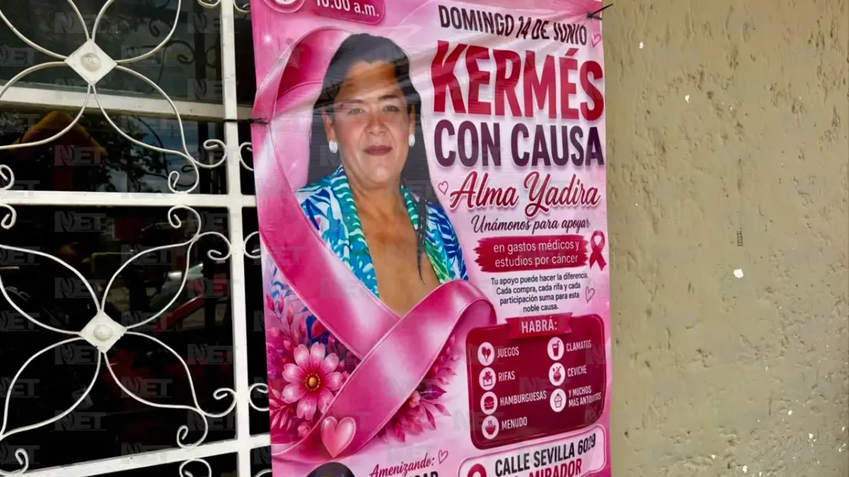 Realizan kermés para apoyar a Alma Yadira; tiene cáncer