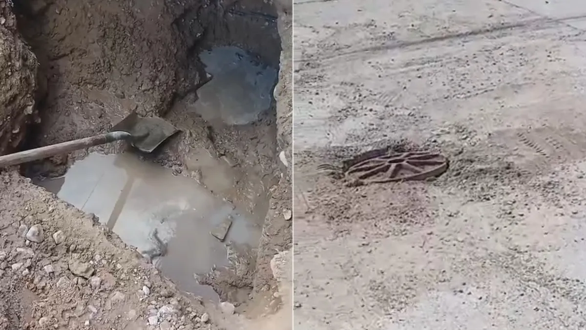 Reportan drenaje obstruido en Puerto La Paz; aguas negras regresan a viviendas