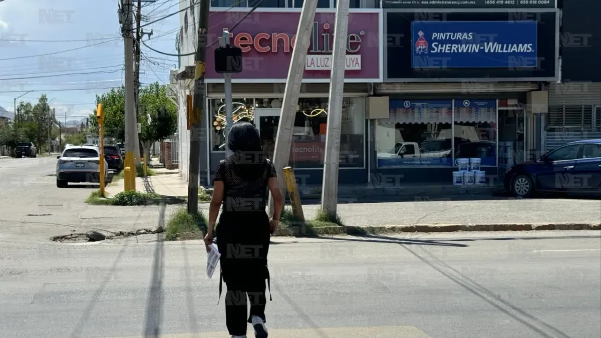 Denuncian cruce peligroso en zona escolar y comercial de la Tecnológico