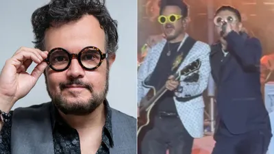Protagonizan Aleks Syntek y Dani Flow inesperado dueto durante concierto en León