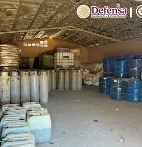Aseguran cargamento histórico de drogas sintéticas en Los Mochis