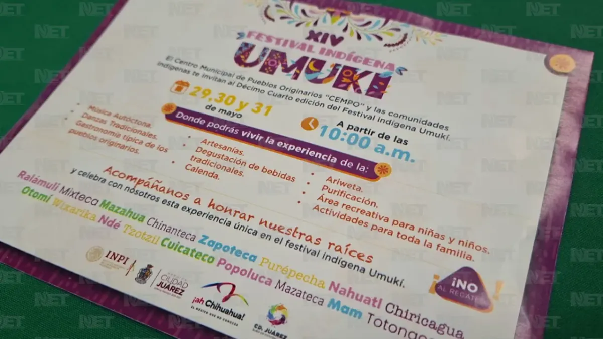 Festival Umuki regresa a Juárez con música, danzas y gastronomía indígena