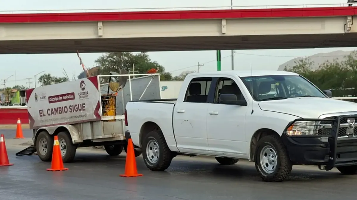 Recorre Héctor Ortiz obras de ordenamiento urbano en Juárez