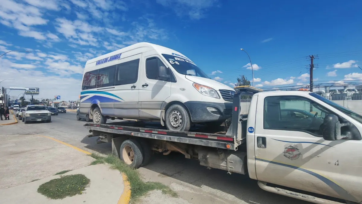 Habitantes del Valle de Juárez se quedan sin transporte; piden solución urgente