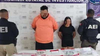 Catean casa en Chihuahua y aseguran fentanilo, cocaína y cristal; detienen a dos
