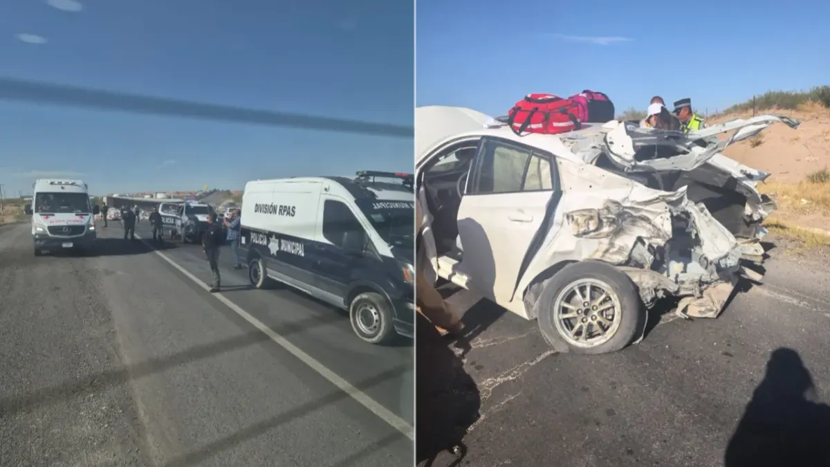 Choque deja dos heridos y carga de alimentos enlatados regada en la Panamericana