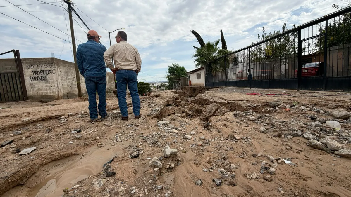 Repara JMAS daños por tormenta en la Águilas de Zaragoza