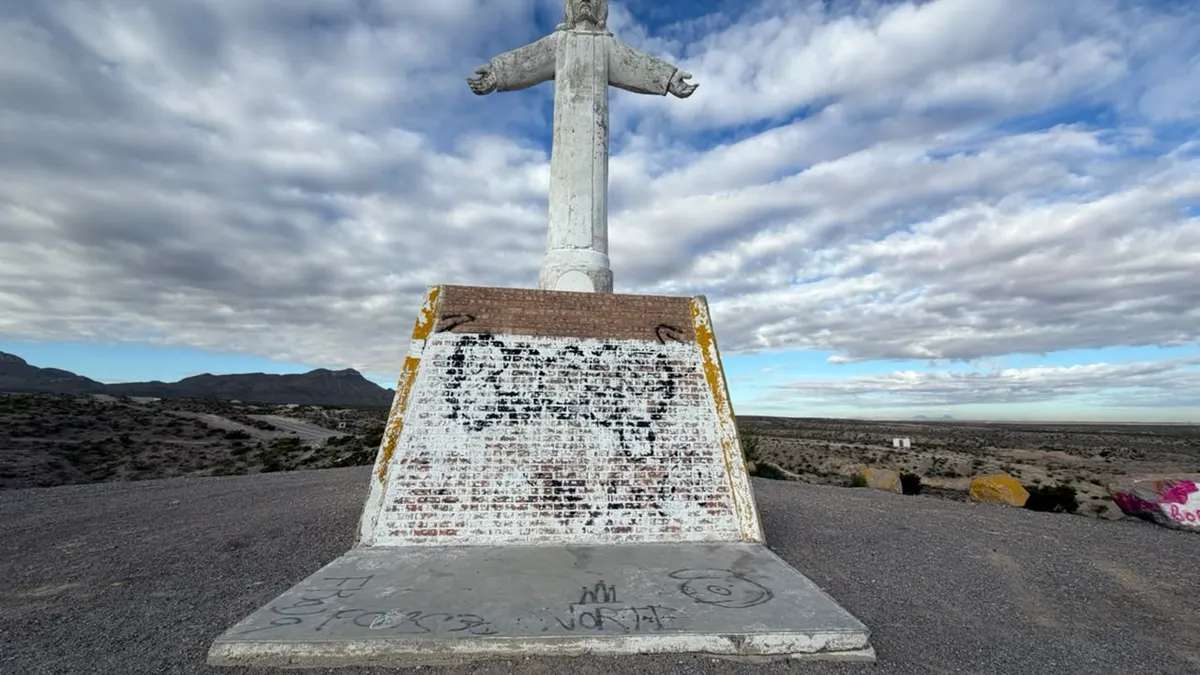 Cristo de Curiel: el guardián que marca la frontera entre la ciudad y el desierto