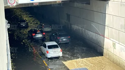 Reabren paso a desnivel de la 16 de Septiembre tras lluvias