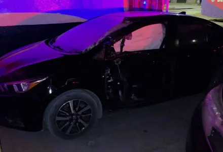 Choque entre Juárez Bus y auto deja mujer y niño lesionados en Zaragoza