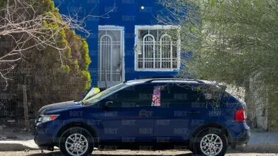 Localizan camioneta baleada con mensaje amenazante en El Sauzal