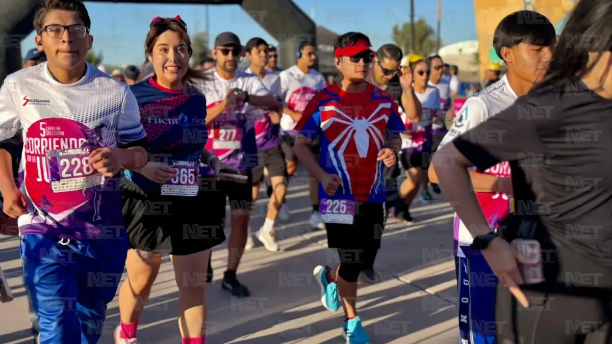 Reúne Carrera Salesiana a más de 300 corredores en Ciudad Juárez