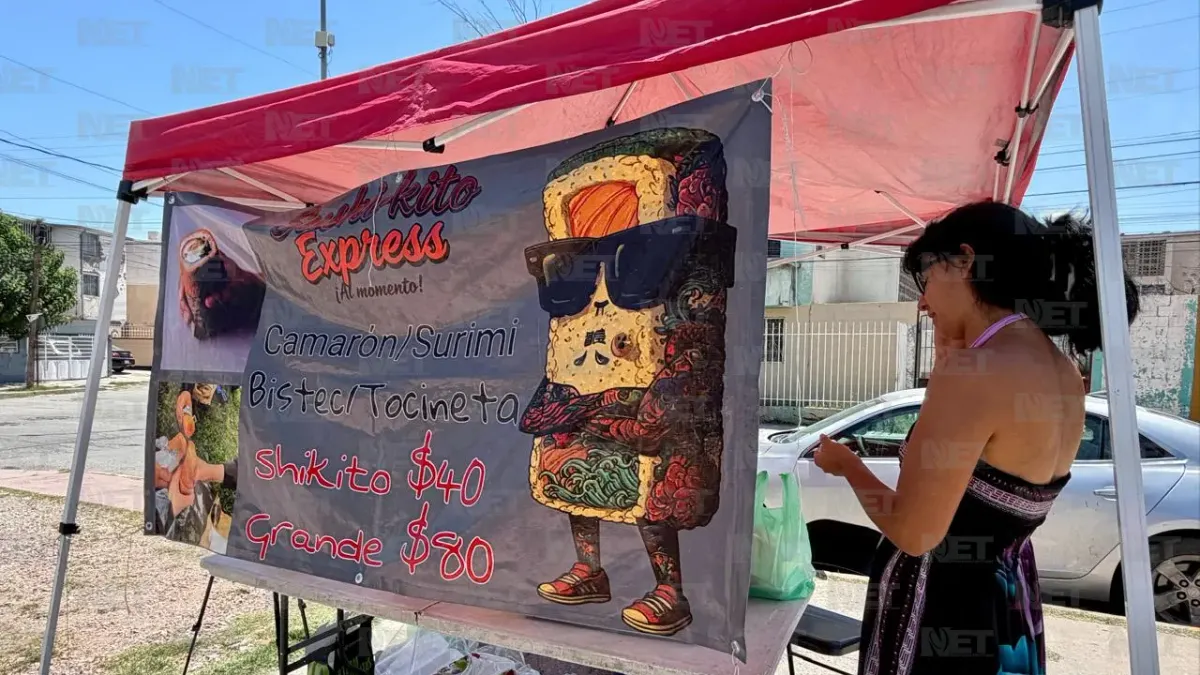 Pareja juarense conquista paladares con sushi en banderilla