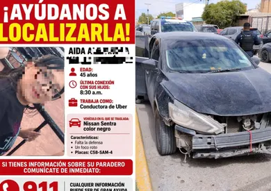 Localizan en Parajes de Sol a chofer de Uber reportada como desaparecida
