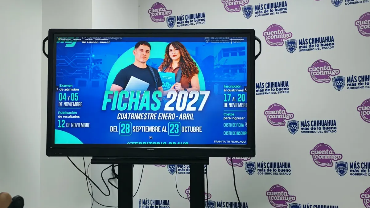 Concluye registro para ficha de admisión en UTCJ el 23 de octubre