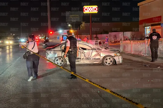 Accidente en bulevar Juan Pablo II deja un muerto y un herido