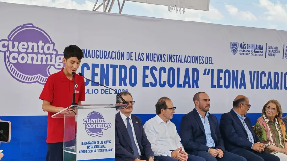 Inauguran nuevas instalaciones educativas en el Centro Escolar Leona Vicario