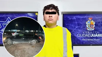 Detienen a joven tras persecución por no pagar gasolina en Juárez