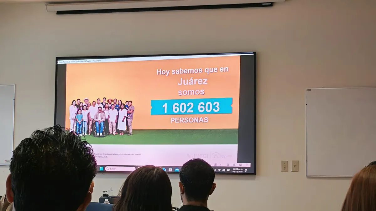 Crece Ciudad Juárez a 1.6 millones de habitantes, revela Inegi