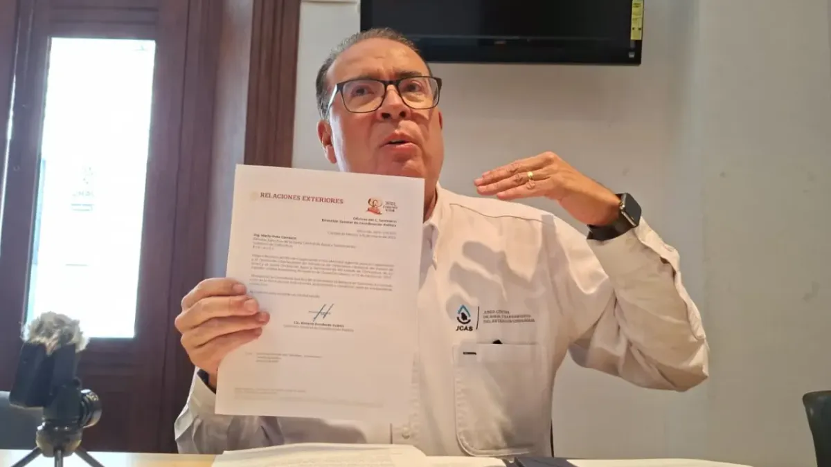 Rechaza JCAS que convenio con Israel implique privatizar el agua en Chihuahua