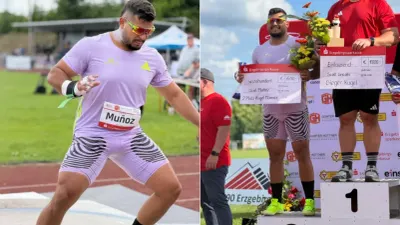 El mexicano Uziel Muñoz hace historia con nuevo récord en Alemania