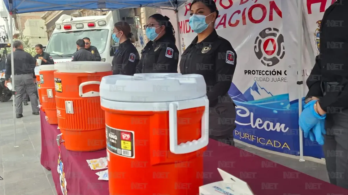 Arranca campaña de hidratación en el Centro Histórico ante ola de calor