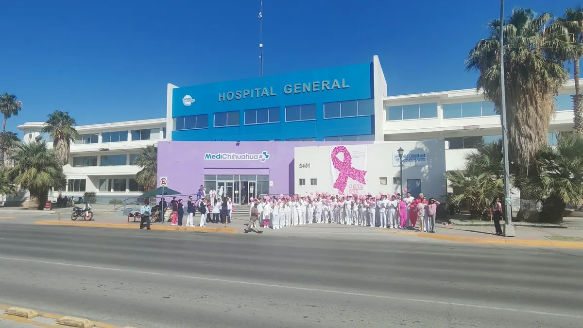 Conmemora Hospital General de Juárez el Día contra el Cáncer de Mama