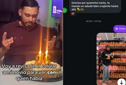 Juarense celosa revisó el celular de su novio y descubrió que le escribía a 'Tostitos'