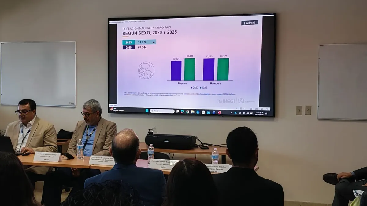 Crece Ciudad Juárez a 1.6 millones de habitantes, revela Inegi