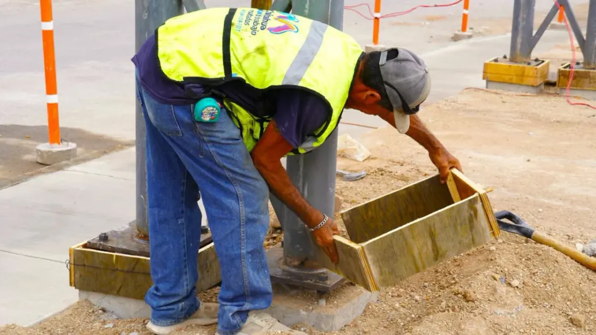 Inician construcción de domo en colonia Mármol II en Chihuahua