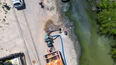 Atiende JMAS hundimiento en colonia Electricistas Aztecas