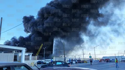 Incendio en Sun Packaging afectó temporalmente calidad del aire en Juárez
