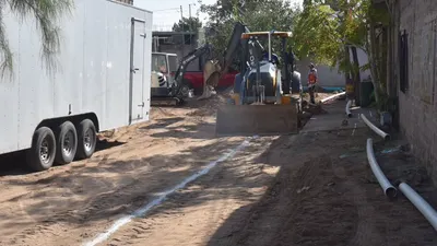 Arranca pavimentación de calle en colonia El Granjero