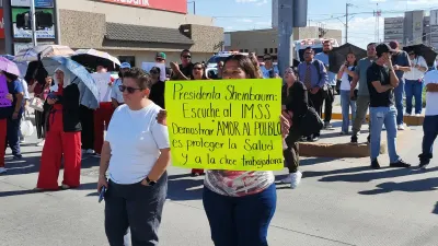 Asegura IMSS que hospitales y clínicas operan pese a protestas de trabajadores