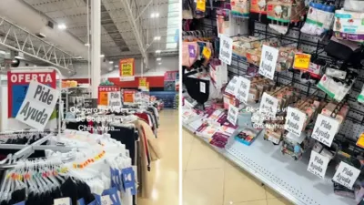 'Pide ayuda', perturbadores letreros aparecen en soriana y desatan teorías