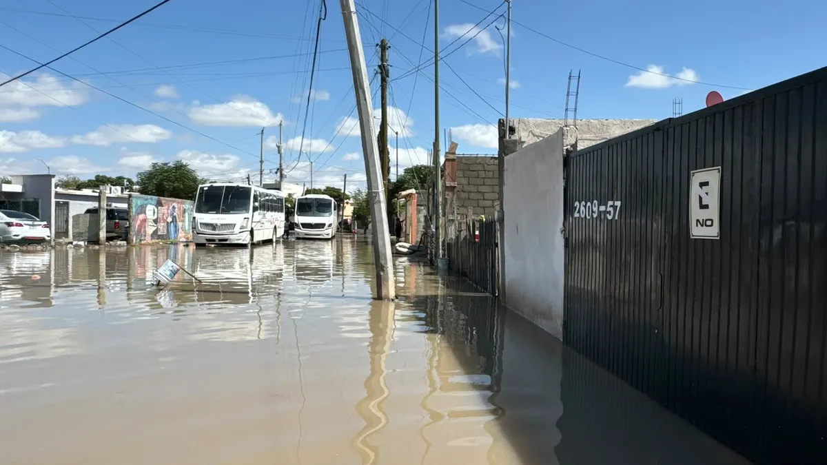 Reportan más de 50 viviendas dañadas por lluvias en Riberas del Bravo Etapa VIII