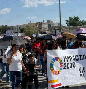 Impacta 2030 realiza caravana comunitaria en la colonia Almeras