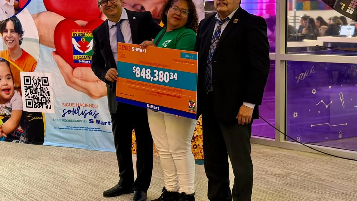 Programa de redondeo de S-Mart entrega 3.3 mdp a tres asociaciones en Juárez