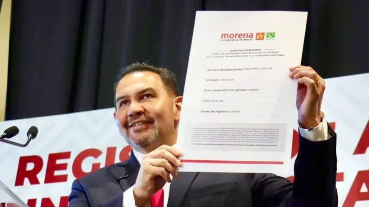 Se registra Pérez Cuéllar como aspirante de Morena rumbo a elecciones 2027