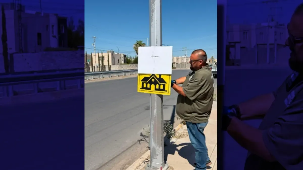 Retira Ecología 200 pendones de publicidad ilegal en postes de Valle de Sol