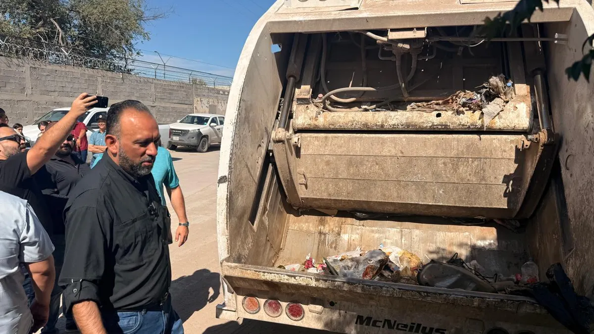 Ponen en marcha plan emergente de recolección de basura en Juárez