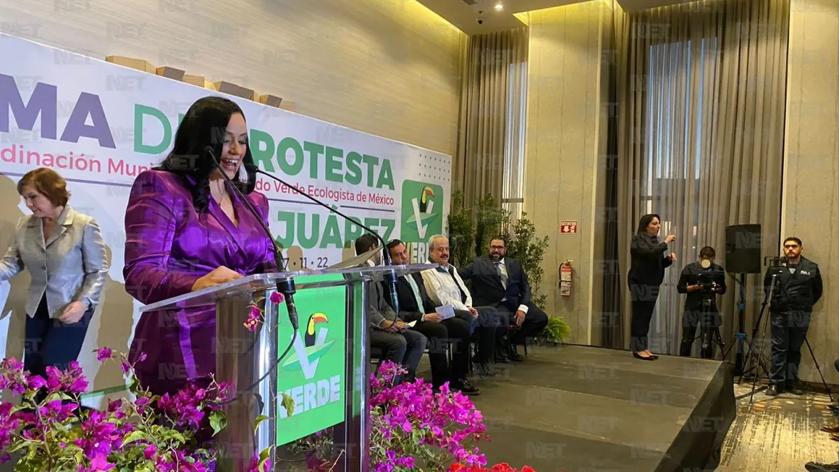 Rinde protesta Fernanda Ávalos como presidenta del Verde en Juárez 
