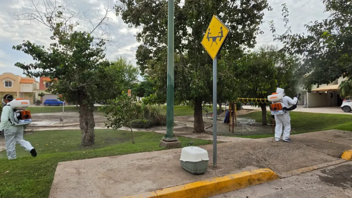 Intensifican nebulización en colonias de Juárez tras lluvias