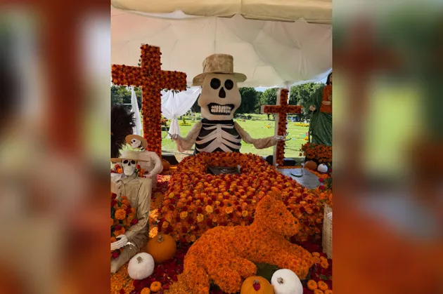 Presume Florería de Guadalajara arreglo para tumba de 'El Mencho'